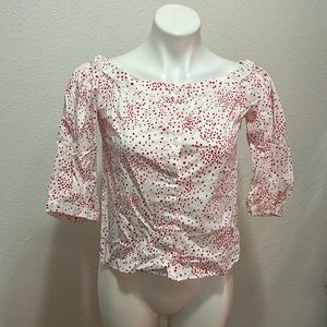 H&M Polka Dot Top Sz 4